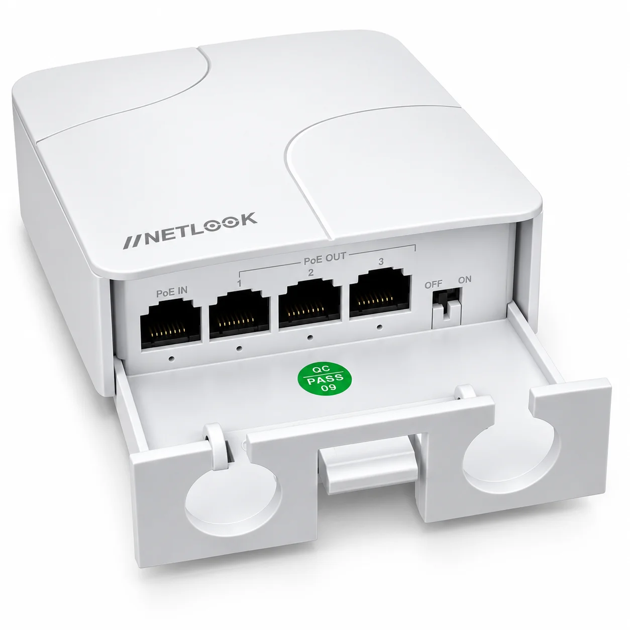 Netlook NTL-AT13FAOUT Outdoor PoE Extender – 1 In / 3 Out