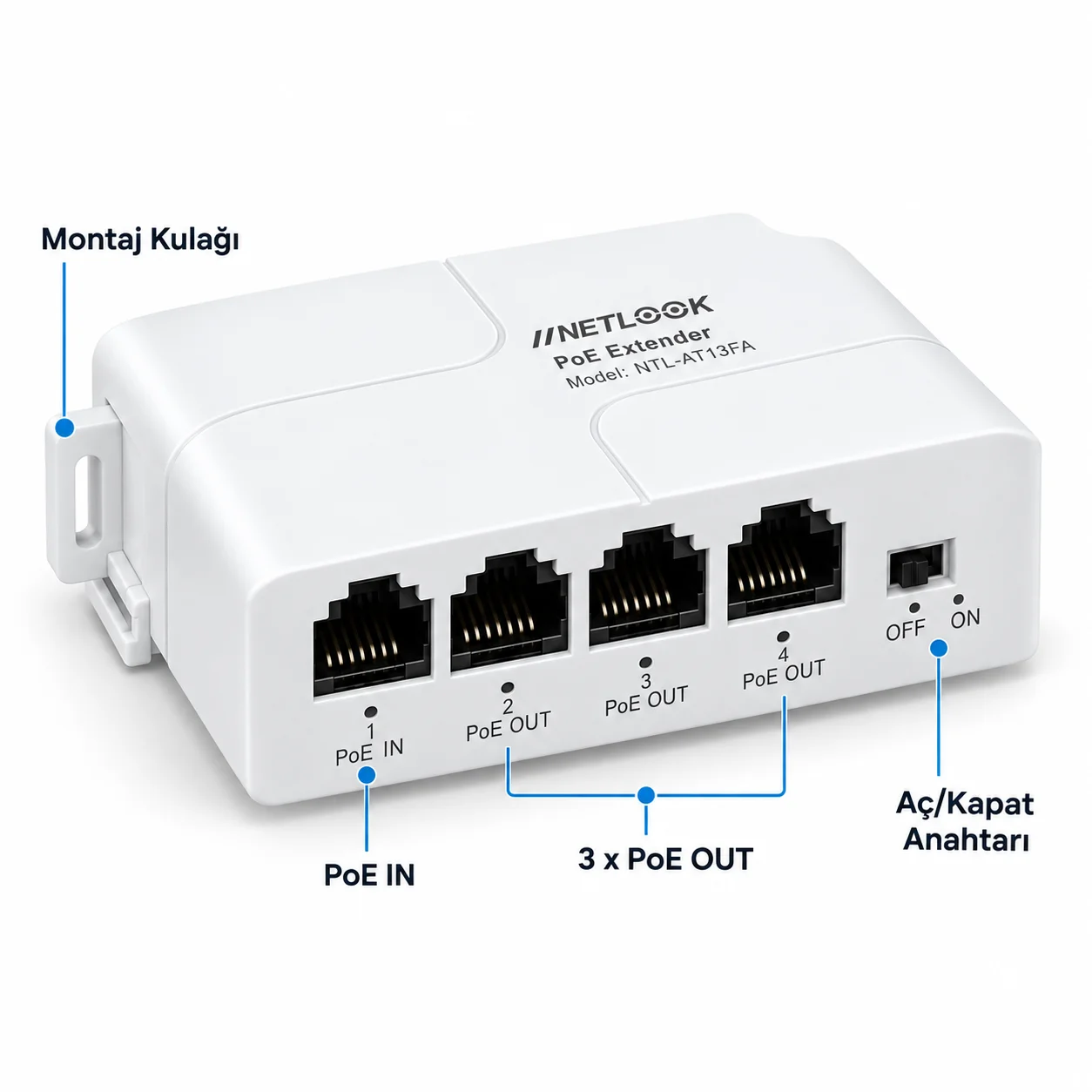 Netlook NTL-AT13FA PoE Extender